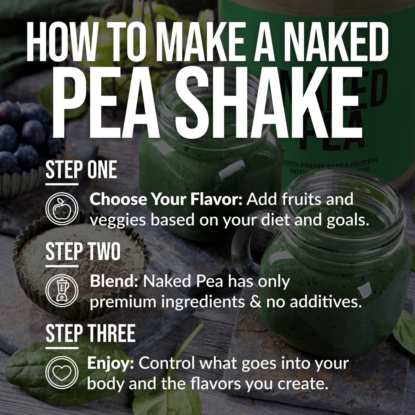 chocolate peanut butter pea protein powder